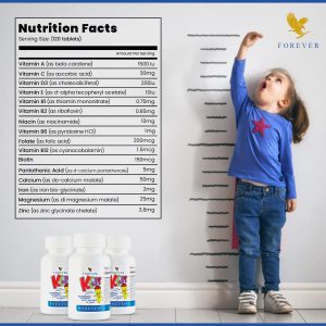مکمل غذایی فوراور کیدز - فوراور کیدز - مولتی ویتامین جویدنی کودکان - Forever Kids